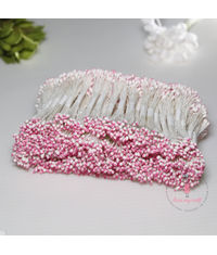 Pointed Thread Thick Pollen - Pink & White - Wholesale