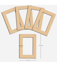 Rectangle Frames - Big (Pack of 5)