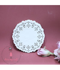 Paper Doilies - 3.5" Round White 50/Pkg