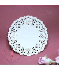 Paper Doilies - 4.5" Round White 100/Pkg