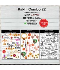 Rakhi Combo 22