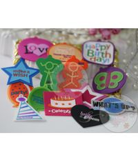 Silicon Birthday Tags