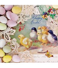 Napkin - Easter Letter (Decoupage Napkin)