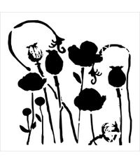 Poppy Garden - Stencils