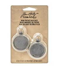 Mini Pocket Watch Frames - Antique Nickel