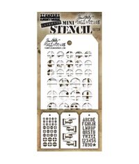 Tim Holtz Mini Layered Stencil Set 3-pkg-set #29