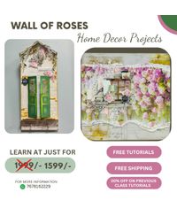 Wall Of Roses Home Decor Projects With Kit
