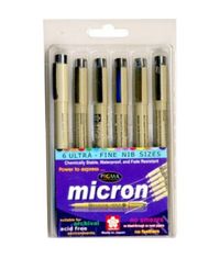 Micron Assorted Nibs - Set of 6