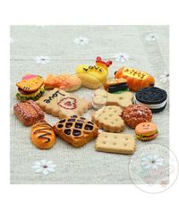 Biscuits and Cookies - Mixed Pack of Cabochon - 50 pcs