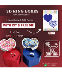 3D Ring Boxes With Kit & Free Die