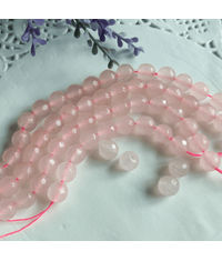 Real Stone Beads - Light Pink