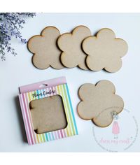 MDF Flower Coasters