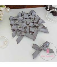 Plum Kitten Ribbon Bows