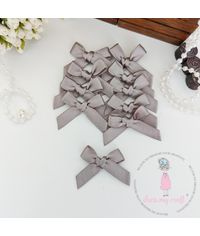 Grey Ribbon Bows