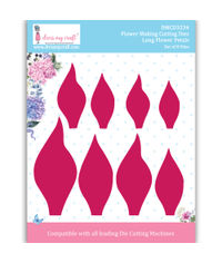 Long Flower Petals - Flower Making Cutting Dies