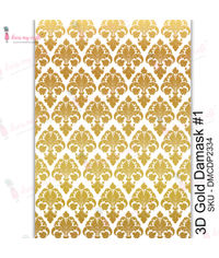 3D Gold - Damask #1 - Transfer Me