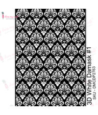 3D White Damask #1 - Transfer Me