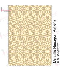 Metallic Hexagon Pattern - Transfer Me