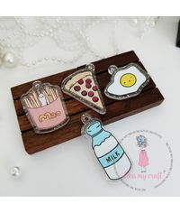 Miniature Acrylic Food Charms