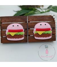 Miniature Burger Charm