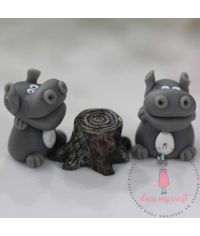 Miniature Figure Hippo