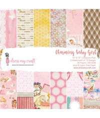 Charming Baby Girl - 12" x 12" Paper Pad