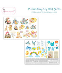 Precious Baby Boy Motif Sheet