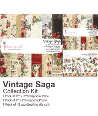 Vintage Saga Collection Kit with Die Cuts