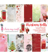 Christmas Bells - 6X6 Paper Pad