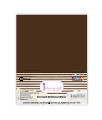 Chocolate Brown Cardstock - 8.25 inch x 11.75 inch - 250 gsm