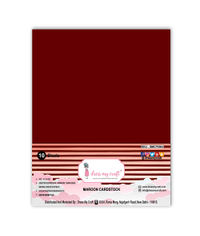 Maroon Cardstock - 8.25 inch x 11.75 inch - 250 gsm