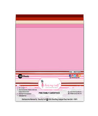 Pink Family Cardstock - 8.25 inch x 11.75 inch - 250 gsm