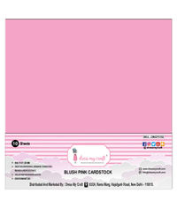 Blush Pink Cardstock 12x12 - 250 gsm