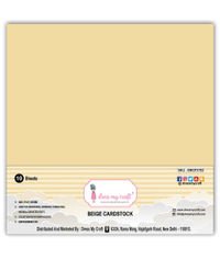 Beige Cardstock 12x12 - 250 gsm