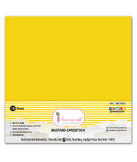 Mustard Cardstock 12x12 - 250 gsm