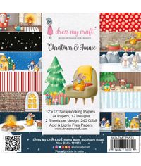 Christmas & Jinnie 12" x 12" Paper Pad