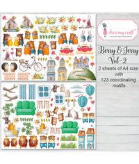 Berry & Jerry Motif Sheets Vol-2