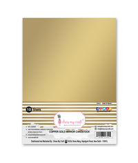 Copper Gold Mirror Cardstock