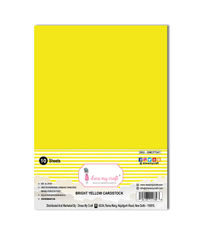 Bright Yellow Cardstock - A4 - 250 Gsm