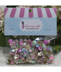 Pink Celebration Sequins - 8 Gram