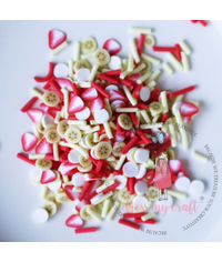 Strawberry Banana Confetti Mix