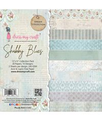 Shabby Blues - 12 x 12 Paper Pack