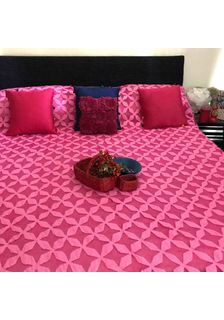 JANNON SPLENDOUR APPLIQUE BEDCOVER