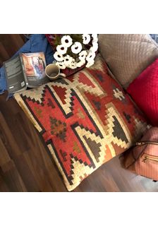 EDGAR KILIM FLOOR CUSHION COVER