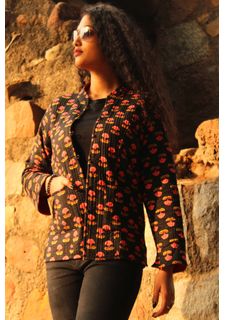 HALOMENA QUILTED COTTON JACKET