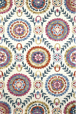 MULTICOLOR SUZANI HAND TUFTED CARPET