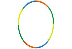 Nippon Hula Hoop Octa For Adult Kids Premium Quality Exercise Fitness Ring Multi Colour Adjustable Size 46-75 Cms Diameters