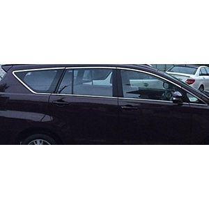 Toyota Innova Crysta  Car Window Frame Stainless Steel Chrome Garnish Trim Exterior, AGTI302CA