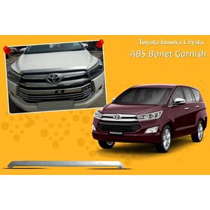 Toyota Innova Crysta Chrome Plated Front Bonnet Garnish, AGTI311CA