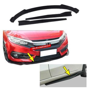 Car Splitter/Skirting for all Cars, Color - GLOSS BLACK, AGU235CS